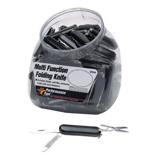 MULTI USE FOLDING KNIFE FISHBOWL= 50 PCS